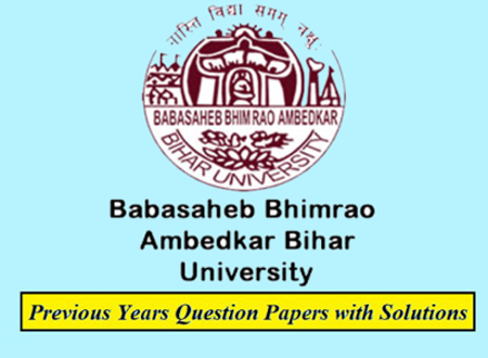 Babasaheb Bhimrao Ambedkar Bihar University Previous Question Papers