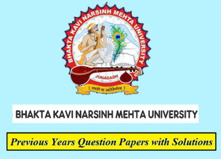Bhakta Kavi Narsinh Mehta University Previous Question Papers