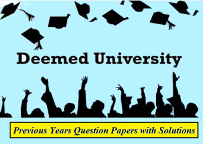Deemed Universities Question Papers