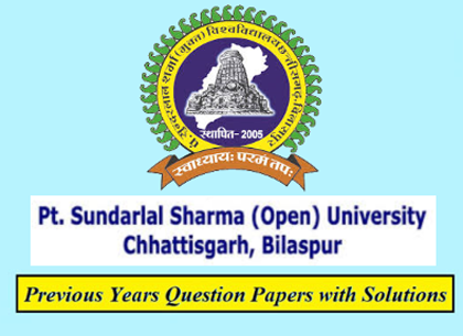 Pandit Sundarlal Sharma Open University Solution Papers