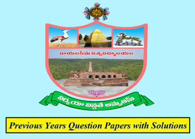 Rayalaseema University Question Papers