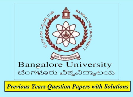 Bangalore University Previous Question Papers