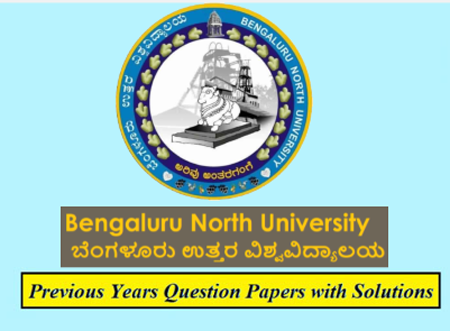Bengaluru North University Previous Question Papers