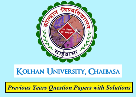 Kolhan University Previous Question Papers