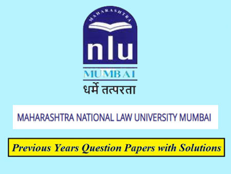 Maharashtra National Law University Mumbai Previous Question Papers