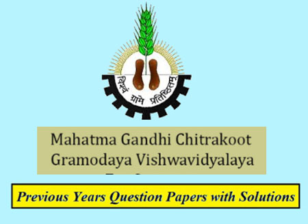 Mahatma Gandhi Chitrakoot Gramodaya Vishwavidyalaya Previous Question Papers