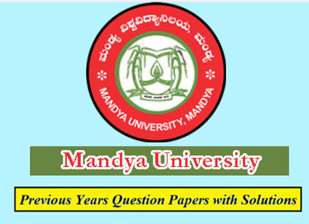 Mandya University Previous Question Papers