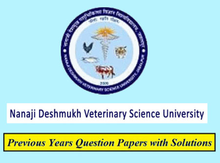 Nanaji Deshmukh Veterinary Science University Previous Question Papers