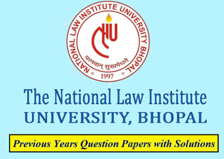 National Law Institute University Previous Question Papers