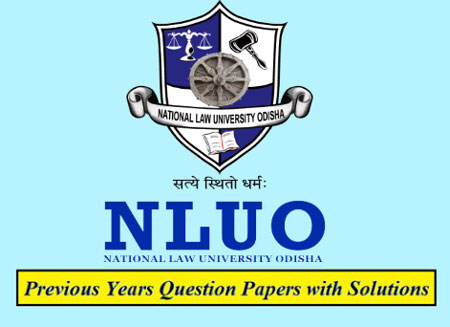National Law University Odisha Previous Question Papers