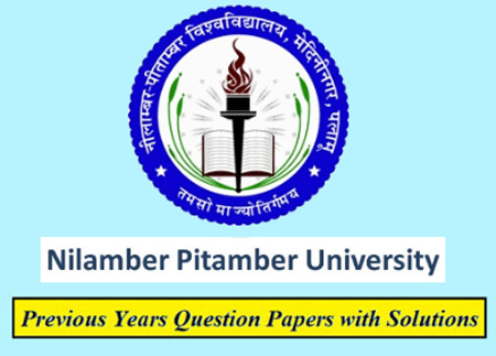 Nilamber-Pitamber University Previous Question Papers
