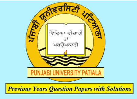 Punjabi University Previous Question Papers