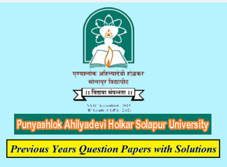 Punyashlok Ahilyadevi Holkar Solapur University Previous Question Papers