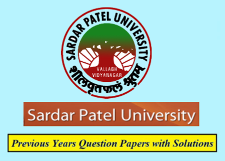 Sardar Patel University Previous Question Papers