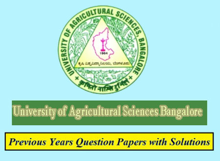 University of Agricultural Sciences Bangalore Previous Question Papers