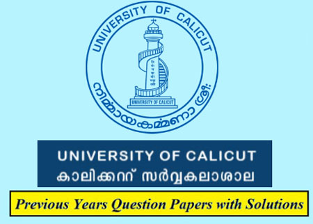 University of Calicut Previous Question Papers
