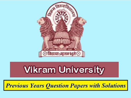 Vikram University Previous Question Papers