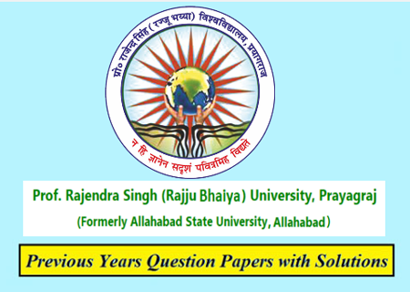 Allahabad State University Previous Question Papers