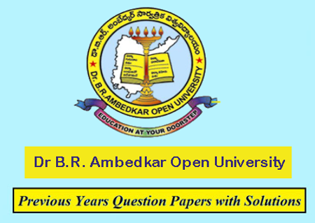 Dr. B.R. Ambedkar Open University Previous Question Papers