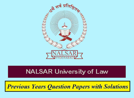 NALSAR University of Law Previous Question Papers