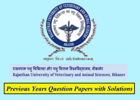 Rajasthan University of Veterinary & Animal Sciences Previous Question  Papers Download