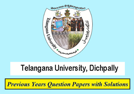 Telangana University Previous Question Papers