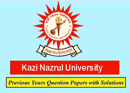 Kazi Nazrul University Previous Question Papers