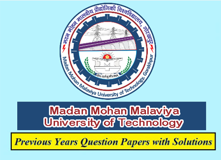 Madan Mohan Malaviya University of Technology Previous Question Papers