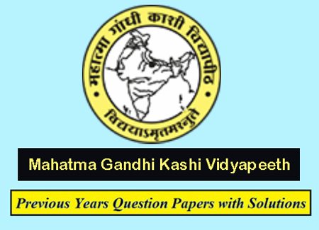 Mahatma Gandhi Kashi Vidyapith Previous Question Papers