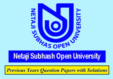 Netaji Subhas Open University Previous Question Papers