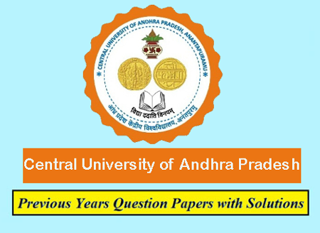 Central University of Andhra Pradesh Previous Question Papers