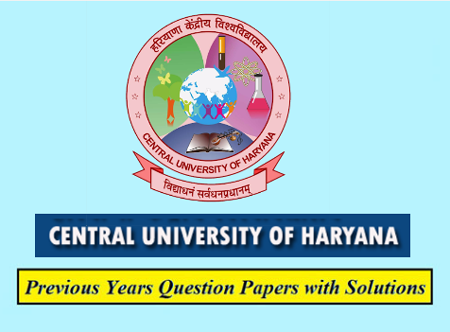 Central University of Haryana Previous Question Papers