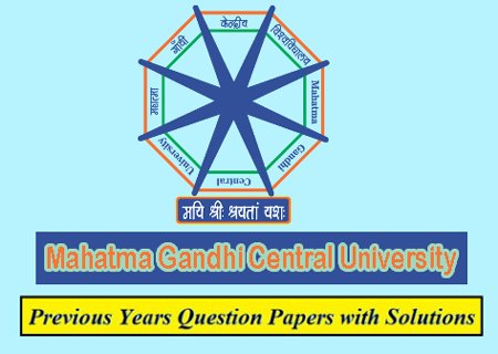 Mahatma Gandhi Central University Bihar Previous Question Papers