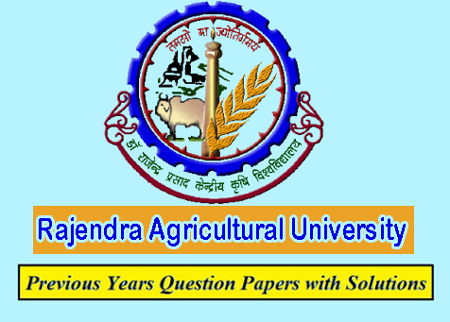 Dr. Rajendra Prasad Central Agricultural University Previous Question Papers