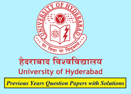 University of Hyderabad Previous Question Papers