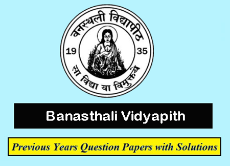 Banasthali Vidyapith Previous Question Papers