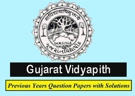 Gujarat Vidyapith Previous Question Papers
