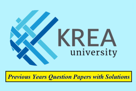KREA University Solved Question Papers