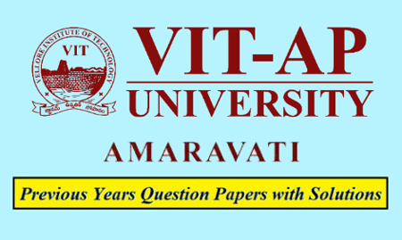 VIT-AP University Solved Question Papers