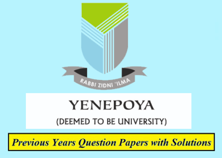 Yenepoya University Previous Question Papers